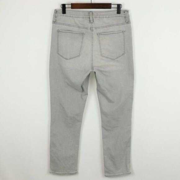 Athleta Sculptek Women's Size 8 Gray Kenai Wash Mid Rise Ankle Skinny Jeans - Picture 3 of 10